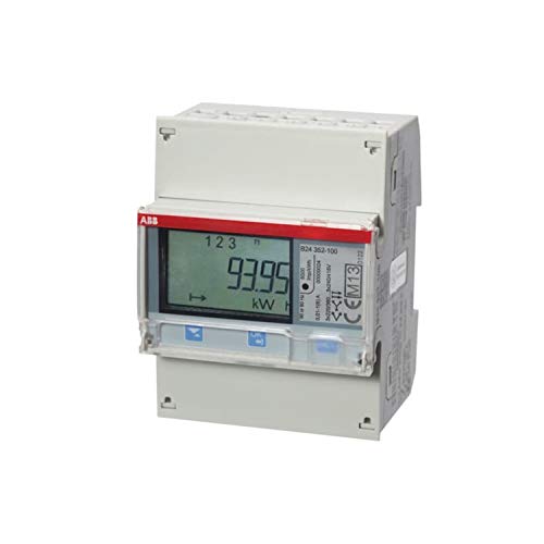 ABB B24 352-100 Messwandlerzähler 'Silber', Modbus RS485, 3-phasig, 1 A 2CMA100183R1000 von ABB