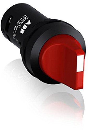 Abb -entrelec c2ss1-10r-10 Kompakt-Wählschalter, 2 Positionen, undurchsichtig, Rot von ABB