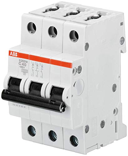 ABB S200M MCB Leitungsschutzschalter Typ D, 3-polig 10A 400V, Abschaltvermögen 10 kA System Pro M Compact ABB S200M MCB Leitungsschutzschalter Typ D, 3-polig 10A 400V, Abschaltvermögen 10 kA System Pro M Compact von ABB