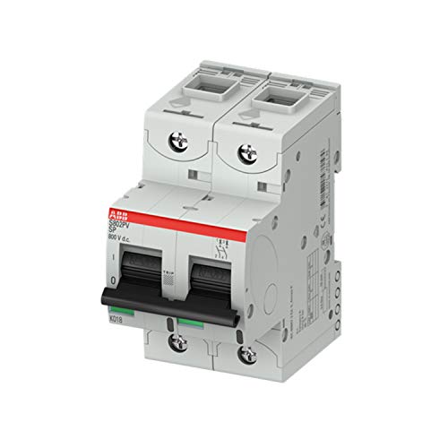 Automatischer Schalter S802PV-SP40, 2 Kontakte, 40 A, maximale Schnittleistung von 5 kA bis 800 V (Referenz: ABB 2CCF019603R0001) von ABB