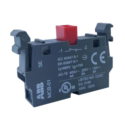 Kontaktblock 1Ö ohne Halter f.Fronteinba ABB MCB-01 von ABB