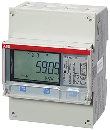 Modularer Schalter, Energiezähler B23 313-100 Silber M-Bus (Referenz: 2CMA100170R1000) von ABB