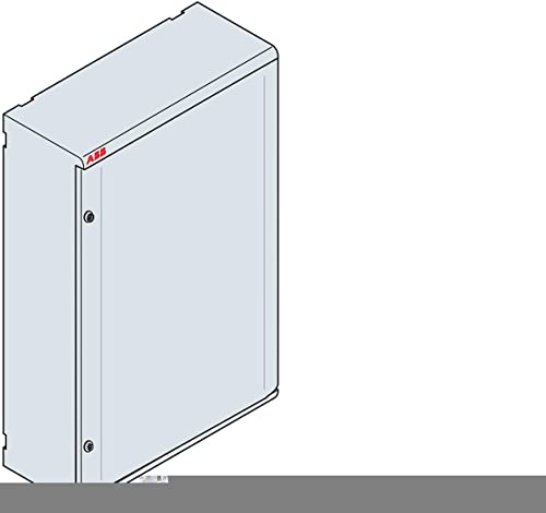 abb-entrelec Kleiderschrank Gemini IP66 ohne Tür Größe 3 von ABB