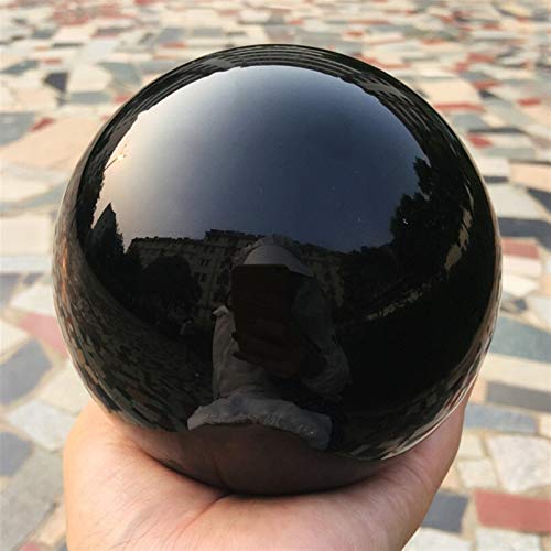 ABCBCA Großer natürlicher schwarzer Obsidian-Kugel großer Kristallkugelstein (Size : 5cm) von ABCBCA