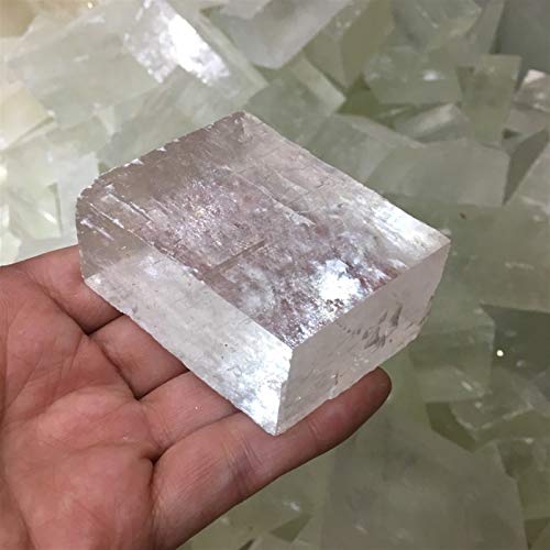 ABCBCA Optische Calcite Rohe Island Spar Natürliche Steine ​​und Mineraliensteine (Size : 200g) von ABCBCA