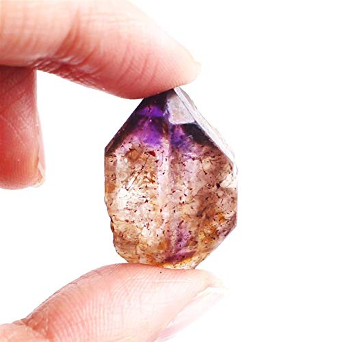 ABCBCA Seltene natürliche raue super Sieben Violette Kristalle Rock Stein Amethyst Quarz kristall Exemplar dekor (Color : Rough Super Seven, Size : 20 35mm) von ABCBCA