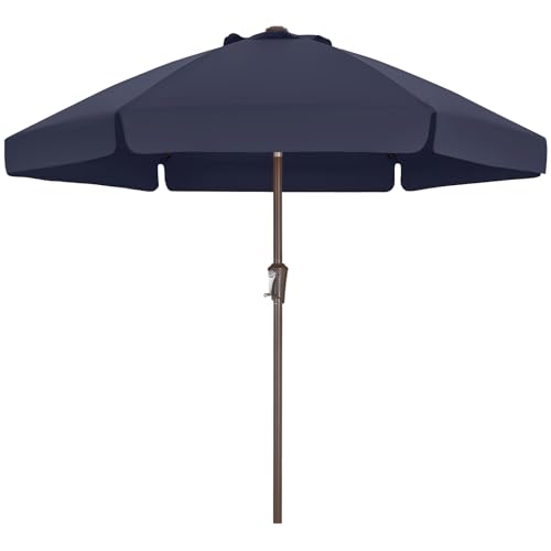 ABCCANOPY 2,3 m Outdoor-Tischmarkt-Regenschirm, Terrassenschirm mit Neigung und Kurbel, für Garten, Deck, Hinterhof und Pool, Marineblau ABCCANOPY 2,3 m Outdoor-Tischmarkt-Regenschirm, Terrassenschirm mit Neigung und Kurbel, für Garten, Deck, Hinterhof und Pool, Marineblau von ABCCANOPY