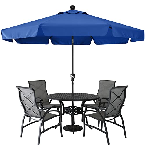 ABCCANOPY 270cm Sonnenschirm im Freien Wasserabweisende Bespannung -Gartenschirm Marktschirm,Blau ABCCANOPY 270cm Sonnenschirm im Freien Wasserabweisende Bespannung -Gartenschirm Marktschirm,Blau von ABCCANOPY