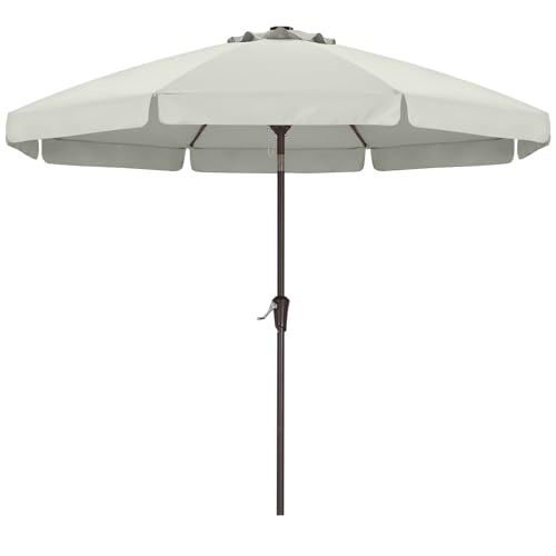 ABCCANOPY 270cm Sonnenschirm im Freien Wasserabweisende Bespannung -Gartenschirm Marktschirm,Hellbeige ABCCANOPY 270cm Sonnenschirm im Freien Wasserabweisende Bespannung -Gartenschirm Marktschirm,Hellbeige von ABCCANOPY
