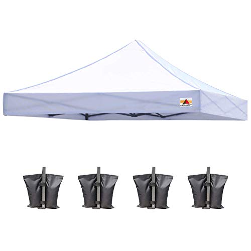 ABCCANOPY Ersatz-Baldachin für Pop-Up-Zelt (8 x 8, weiß) von ABCCANOPY