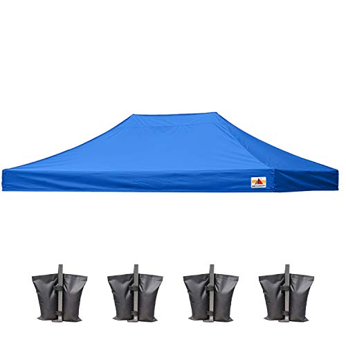 ABCCANOPY Ersatzdach für Pop-Up-Zelt (10x20, königsblau) von ABCCANOPY