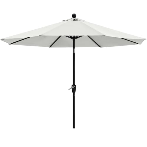 ABCCANOPY Sonnenschirm 230 cm, Strandschirm, Beidseitig um 30° knickbar, UPF 50+, Wasser- und Winddicht, Stabil, für Terrasse, Balkon, Markt... Hellbeige ABCCANOPY Sonnenschirm 230 cm, Strandschirm, Beidseitig um 30° knickbar, UPF 50+, Wasser- und Winddicht, Stabil, für Terrasse, Balkon, Markt... Hellbeige von ABCCANOPY