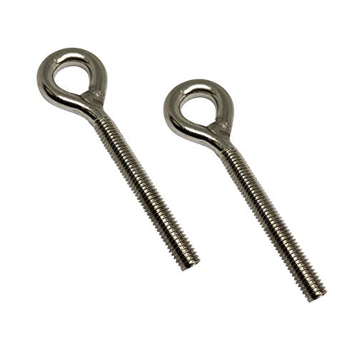 2 Stk Ringschraube M10 Aus Edelstahl 304 Muttern angebracht Robust und rostbeständig Augbolzen 113mm Länge für Garten Hanging Projekte 2 Stk Ringschraube M10 Aus Edelstahl 304 Muttern angebracht Robust und rostbeständig Augbolzen 113mm Länge für Garten Hanging Projekte von KShun