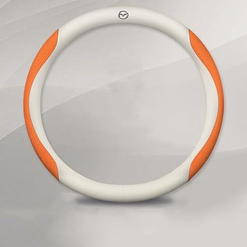 Lenkradhülle für Mazda 3 6 CX5 2 CX30 CX3 CX9 MS GJI MX5 RX8 Axela GH BK MP,Lenkradbezug,Lenkradabdeckung,Lenkradschoner,Anti Rutsch,Lenkradschutz,Auto Lenkradbezug,Anti Rutsch Lenkradabdeckung von ABCHL