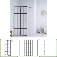 The Living Store Duschwand für Walk-in Dusche Mattes Sicherheitsglas 118x190 cm - Duschwand - Walk-in Dusche - Sicherheitsglas - Duschkabine von ABCRITAL