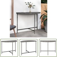 The Living Store Gartentisch Grau 100x50x75 cm Poly Rattan - Gartentisch - Poly Rattan - Outdoortisch - Esszimmerset - Terrasse The Living Store Gartentisch Grau 100x50x75 cm Poly Rattan - Gartentisch - Poly Rattan - Outdoortisch - Esszimmerset - Terrasse von ABCRITAL