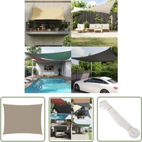 The Living Store Sonnensegel Oxford-Gewebe Rechteckig 2,5x3,5 m Taupe - Sonnensegel - Oxford-Gewebe - Sonnenschutz - Gartensonnensegel The Living Store Sonnensegel Oxford-Gewebe Rechteckig 2,5x3,5 m Taupe - Sonnensegel - Oxford-Gewebe - Sonnenschutz - Gartensonnensegel von ABCRITAL
