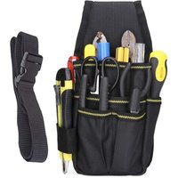 Werkzeuggürteltasche, Hardware-Werkzeuggürteltasche, multifunktionale Werkzeugtasche, 15 Taschen, professionell und kompakt, Oxford, doppelt von ABCRITAL