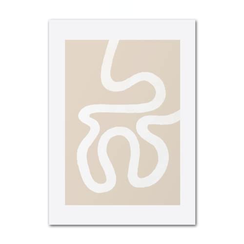 Beige Matisse Tanz Abstrakte Frau Linie Leinwand Gemälde Boho Wandposter Wohnkultur Kein Rahmen (30 * 40cm Kein Rahmen,6) von ABCWARRT