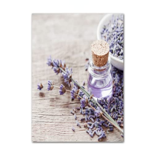 ABCWARRT Moderne Leinwandmalerei Provence Lila Landschaft Lavendel Bild Home Girl Room Poster Decor Kein Rahmen (20 * 30cm kein Rahmen,3) von ABCWARRT