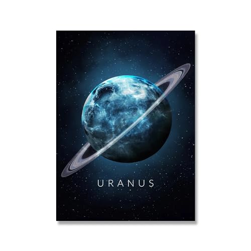 Nordic Art Canvas Malerei Sonnenplanet Poster Venus Saturn Mars Erde Pluto Bild Hotel Wohnzimmer Sofa Wand Dekoration (40 * 60cm Kein Rahmen,2) von ABCWARRT