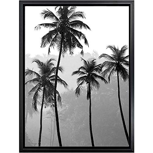 ABCWARRT Nordische Kunst Leinwand Malerei Schwarz-Weiß Fotografie Landschaft Pflanze Poster Home Wohnzimmer Wand Bild Dekor Kein Rahmen (50 * 70cm Kein Rahmen,7) von ABCWARRT