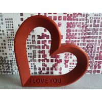 Deko-Herz von ABCWunderwelt3D