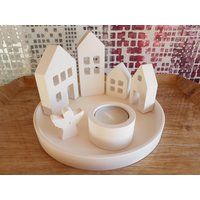 Dekoteller "Lichthäuser" von ABCWunderwelt3D