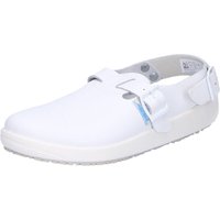 Abeba (9100) Clog Berufsschuhe rubber OB weiß 45 von ABEBA