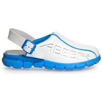 Berufsschuhe Clog Dynamic 7312 Abeba Weiß/Blau Gr. 43 von ABEBA