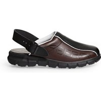 Berufsschuhe Clog Dynamic 7315 Abeba Schwarz/Braun Gr. 46 von ABEBA