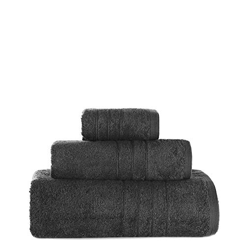 ABECE CASA - Handtuch Ihome Omega 50 x 100 16-Grau von ABECE CASA