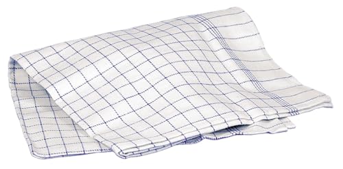 ABENA Geschirrtücher | 100 x 50 cm | 10 Stück blau Karierte Küchentücher, schnell trocknende Baumwoll-Geschirrtücher, geeignet als Geschirrtuch ABENA Geschirrtücher | 100 x 50 cm | 10 Stück blau Karierte Küchentücher, schnell trocknende Baumwoll-Geschirrtücher, geeignet als Geschirrtuch von ABENA