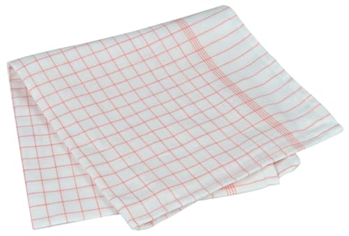 ABENA Geschirrtücher | 100 x 50 cm | 10 Stück rot Karierte Küchentücher, schnell trocknende Baumwoll-Geschirrtücher geeignet als Geschirrtuch | Packung Geschirrtücher für die Küche ABENA Geschirrtücher | 100 x 50 cm | 10 Stück rot Karierte Küchentücher, schnell trocknende Baumwoll-Geschirrtücher geeignet als Geschirrtuch | Packung Geschirrtücher für die Küche von ABENA