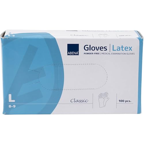 ABENA Latexhandschuhe, groß, natur von ABENA