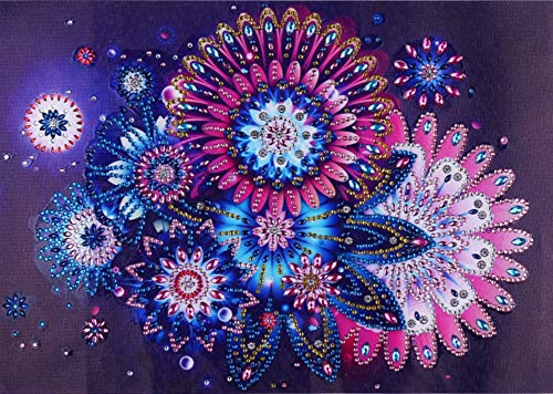 Diamond Painting Full Set, ABEUTY DIY 5D Diamant Painting bunt Blume Pflanze Strass Stickerei Diamant Malerei Malen nach Zahlen Kreuzstich Crystal Diamond Art Kits von ABEUTY