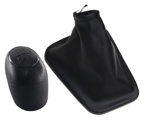 ABHBVGZFZT Auto Schalthebel Für Benz Für Smart Für Fortwo 450 1998-2014 Auto Schaltknauf Stick Hebel Handball Headball Automatischer Ersatz(Black Set) von ABHBVGZFZT