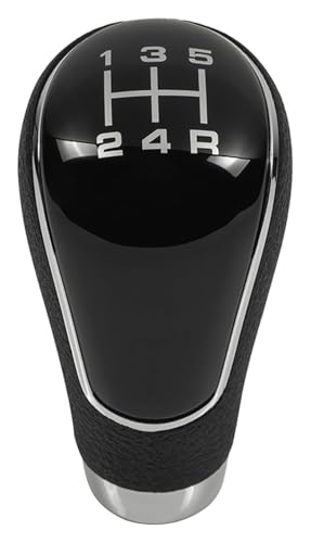 ABHBVGZFZT Auto Schalthebel Kompatibel mit Mazda 2 3 323 6 BK 2004-2012 Auto Schaltknauf 5 Geschwindigkeit Hebel Kopf(5 Speed Black) von ABHBVGZFZT