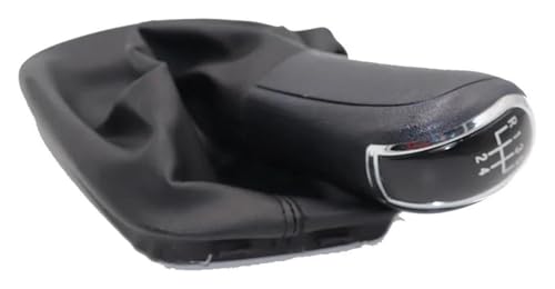 ABHBVGZFZT Auto Schalthebel Kompatibel mit Skoda Kompatibel mit Fabia 1 MKI 2000-2008 Auto Schaltknauf Mit Leder Boot(5 speed set) von ABHBVGZFZT
