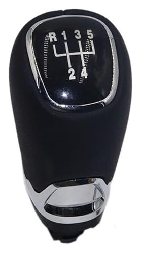 ABHBVGZFZT Auto Schalthebel Kompatibel mit Skoda Kompatibel mit Fabia 2 II MK2 Kompatibel mit Combi Scout 2007-2014 Leder 5 6 Geschwindigkeit Auto Shift Schaltknauf Hebel Gaitor(5 Speed Knob) von ABHBVGZFZT