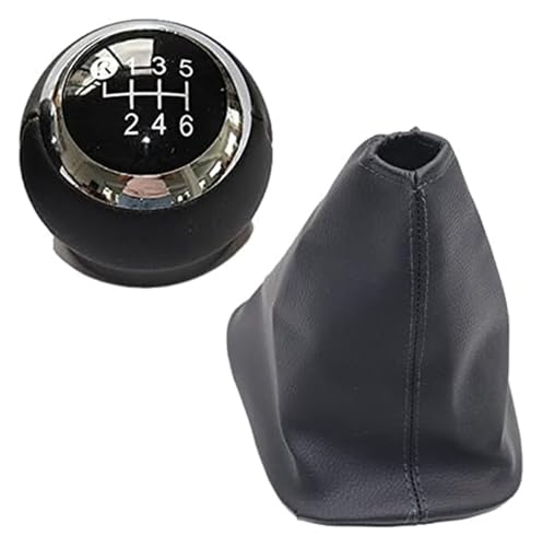 ABHBVGZFZT Auto Schalthebel Kompatibel mit Toyota Kompatibel mit Corolla Kompatibel mit Verso II Ab 2004 Manueller Schaltknauf Schalthebelgriff(5 Speed Black Pair) von ABHBVGZFZT