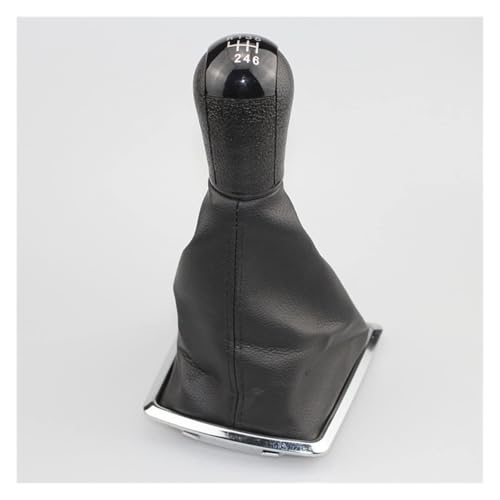 Auto Schalthebel Kompatibel mit Ford Kompatibel mit Focus Kompatibel mit Mondeo MK2 II MK3 Kompatibel mit Mustang Kompatibel mit Galaxy Auto Schaltknauf Schaltmanschette Boot Cover(6 Speed Black) von ABHBVGZFZT