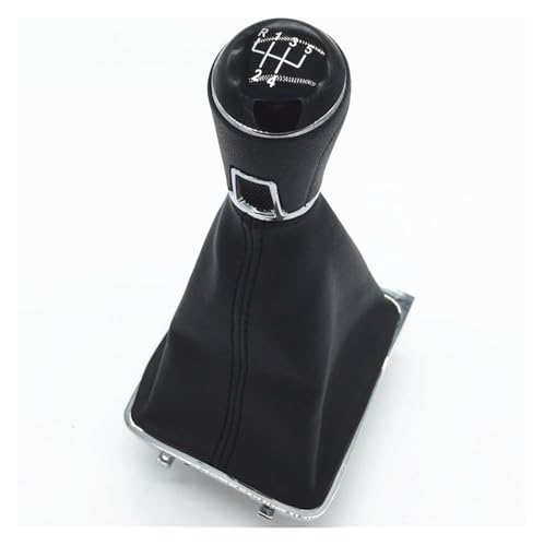 Auto Schalthebel Kompatibel mit VW Kompatibel mit Passat B7 2011-2015 Handbuch 5 6 Geschwindigkeit Auto Styling Schaltknauf Stift Gamasche Boot Abdeckung Fall Kragen(Combo 5 Speed) von ABHBVGZFZT