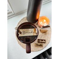 Schokolade & Gold Stanley Topper, Braun Personalisierte Benutzerdefinierte Tumbler Name von ABHandmadeHomeDecor