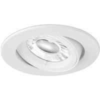 ABI - AL-10280 Runder Einbaustrahler 1/4 Drehung fte neigbar Ø50mm GU5.3 – Weiß ABI - AL-10280 Runder Einbaustrahler 1/4 Drehung fte neigbar Ø50mm GU5.3 – Weiß von ABI