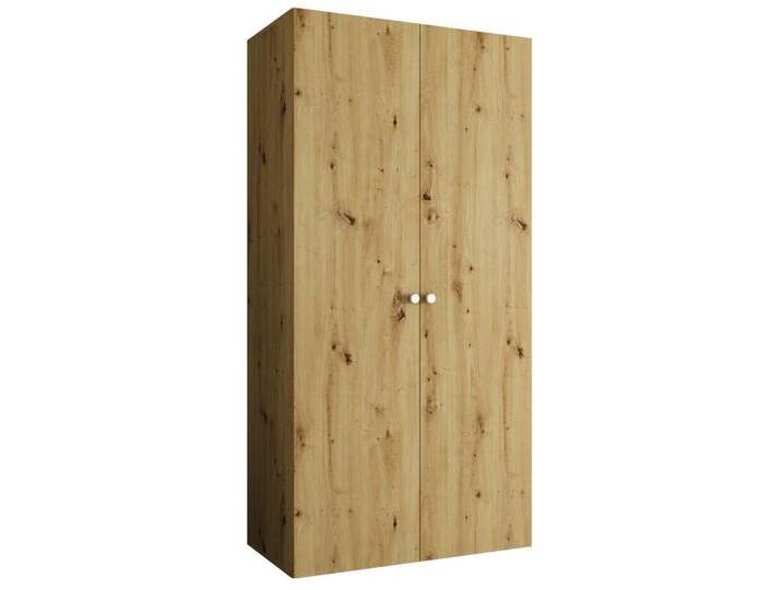 ABIKS MÖBEL Dreh-/Schwebetürenschrank PARMA 1 Schlafzimmerschrank mit Kleiderstange und Regalen Garderobenschrank Kleiderschrank in 5 verschieden Breiten und 4 Farben von ABIKS-MÖBEL