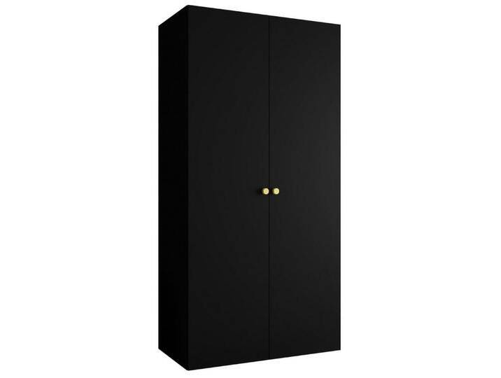 ABIKS MÖBEL Dreh-/Schwebetürenschrank PARMA 1 Schlafzimmerschrank mit Kleiderstange und Regalen Garderobenschrank Kleiderschrank in 5 verschieden Breiten und 4 Farben von ABIKS-MÖBEL