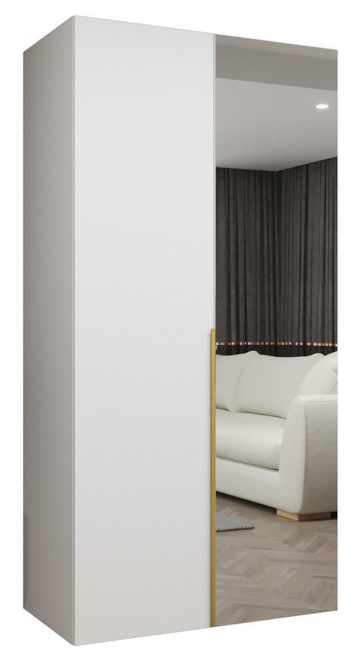 ABIKS MÖBEL Drehtürenschrank ALICANTE 2 Schlafzimmerschrank mit Kleiderstange und Regalen von ABIKS MÖBEL