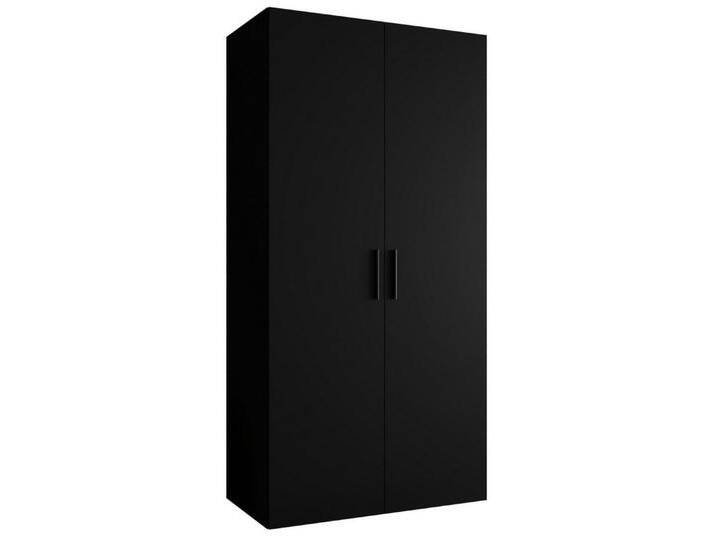 ABIKS MÖBEL Drehtürenschrank BARI 1 Schlafzimmerschrank mit Kleiderstange und Regalen Garderobenschrank Kleiderschrank in 5 verschieden Breiten und 4 Farben von ABIKS-MÖBEL