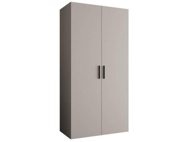 ABIKS MÖBEL Drehtürenschrank BARI 1 Schlafzimmerschrank mit Kleiderstange und Regalen Garderobenschrank Kleiderschrank in 5 verschieden Breiten und 4 Farben von ABIKS-MÖBEL